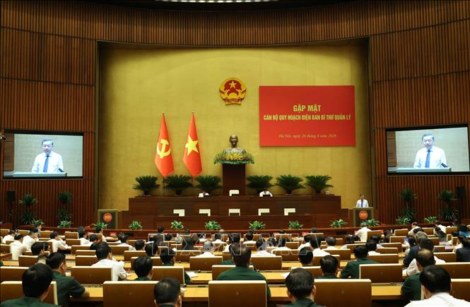 Tổng Bí thư, Chủ tịch nước Tô Lâm gặp mặt cán bộ quy hoạch diện Ban Bí thư quản lý
